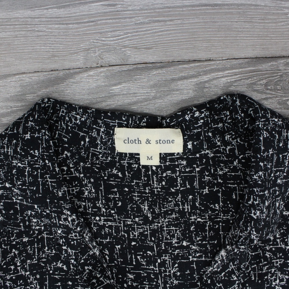 Anthropologie Cloth and Stone Black Shirt Size M - Picture 5 of 8